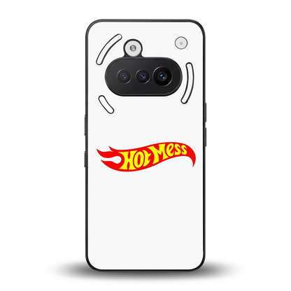 Hot Mess back phone cover | glass case for nothing phone 3a