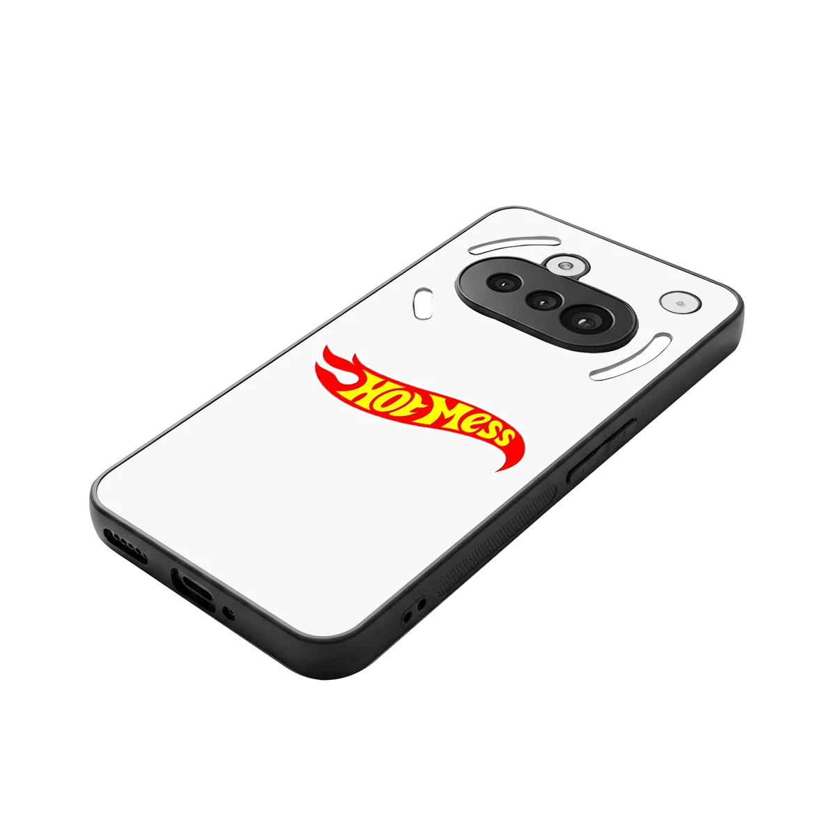 Hot Mess stylish phone case for nothing phone 3a | glossy glass and slim fit