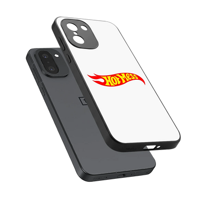 Hot Mess sleek oneplus 15r cover with tempered glass back and TPU edges