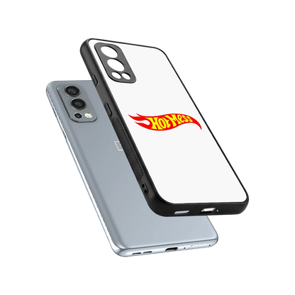 Hot Mess sleek oneplus nord 2 cover with tempered glass back and TPU edges