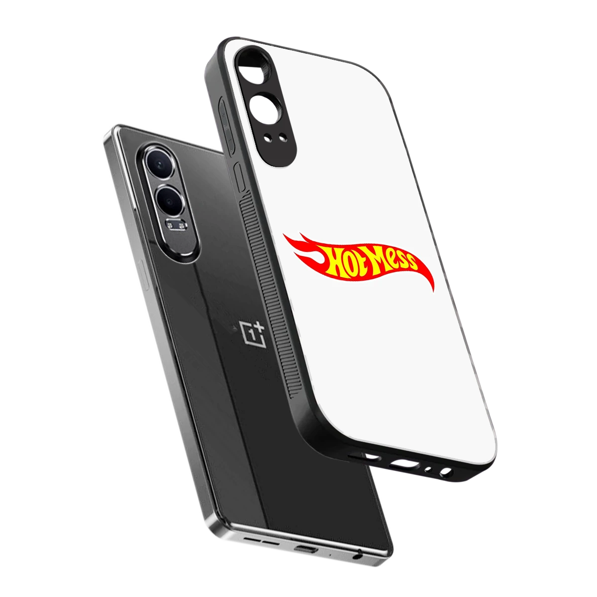 Hot Mess sleek oneplus nord ce 4 lite cover with tempered glass back and TPU edges