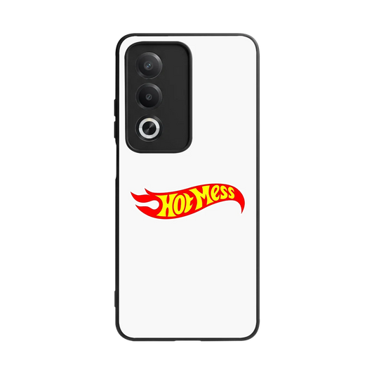 Hot Mess back phone cover | glass case for oppo a3 pro