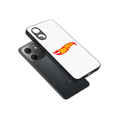 Hot Mess sleek oppo a5x 5g cover with tempered glass back and TPU edges