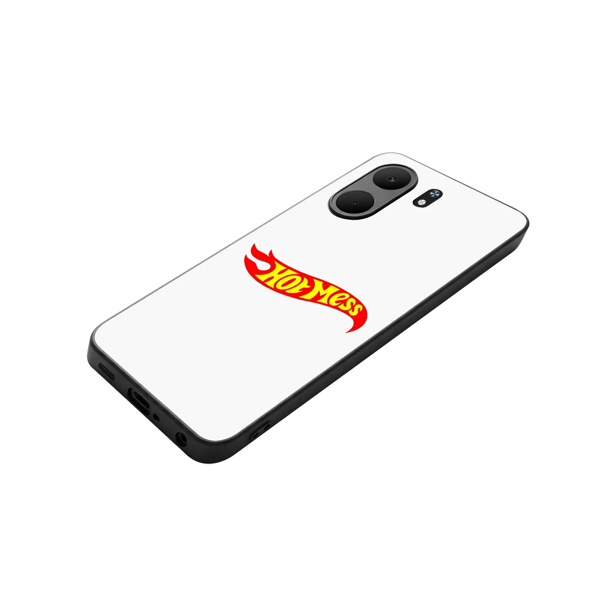 Hot Mess stylish phone case for oppo a5x 5g | glossy glass and slim fit