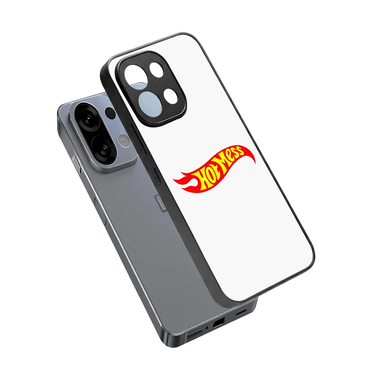 Hot Mess sleek oppo k13 5g cover with tempered glass back and TPU edges