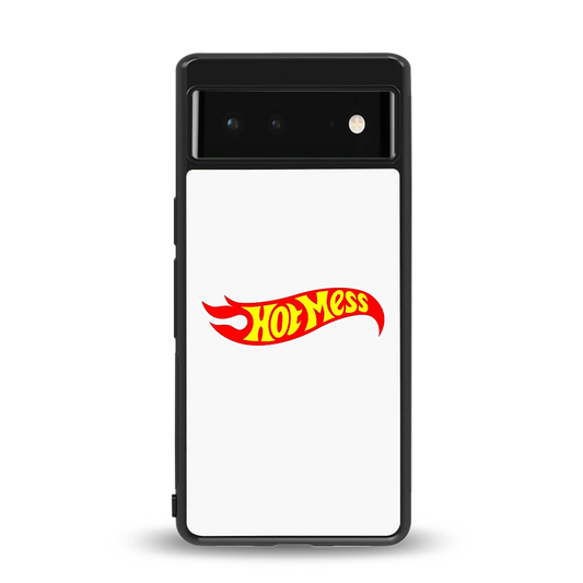 Hot Mess back phone cover | glass case for google pixel 6
