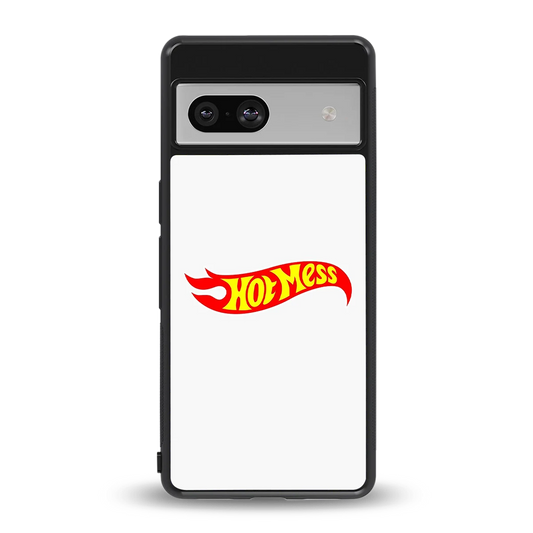 Hot Mess back phone cover | glass case for google pixel 7a
