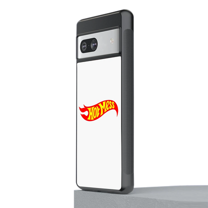 Hot Mess stylish phone case for google pixel 7a | glossy glass and slim fit