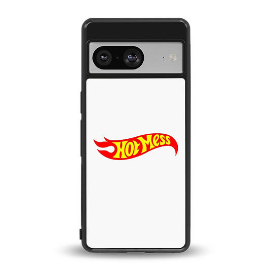 Hot Mess back phone cover | glass case for google pixel 8