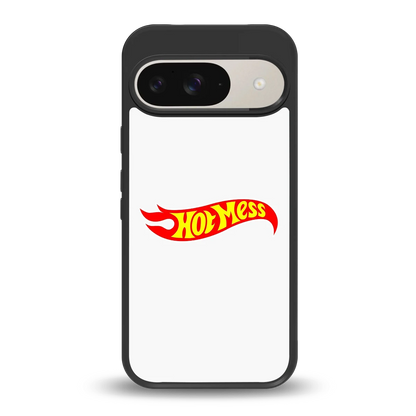 Hot Mess back phone cover | glass case for google pixel 9