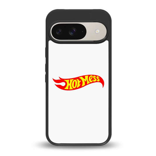 Hot Mess back phone cover | glass case for google pixel 9