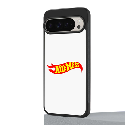Hot Mess google pixel 9 pro mobile cover | shockproof glass phone case