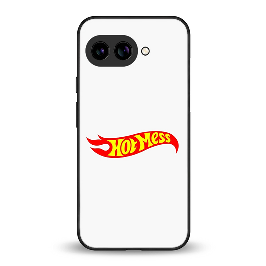 Hot Mess back phone cover | glass case for google pixel 9a