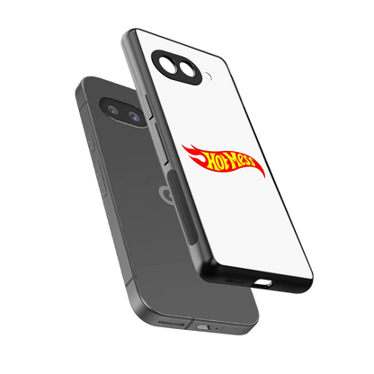 Hot Mess sleek google pixel 10a cover with tempered glass back and TPU edges