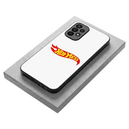 Hot Mess stylish phone case for samsung galaxy a23 | glossy glass and slim fit