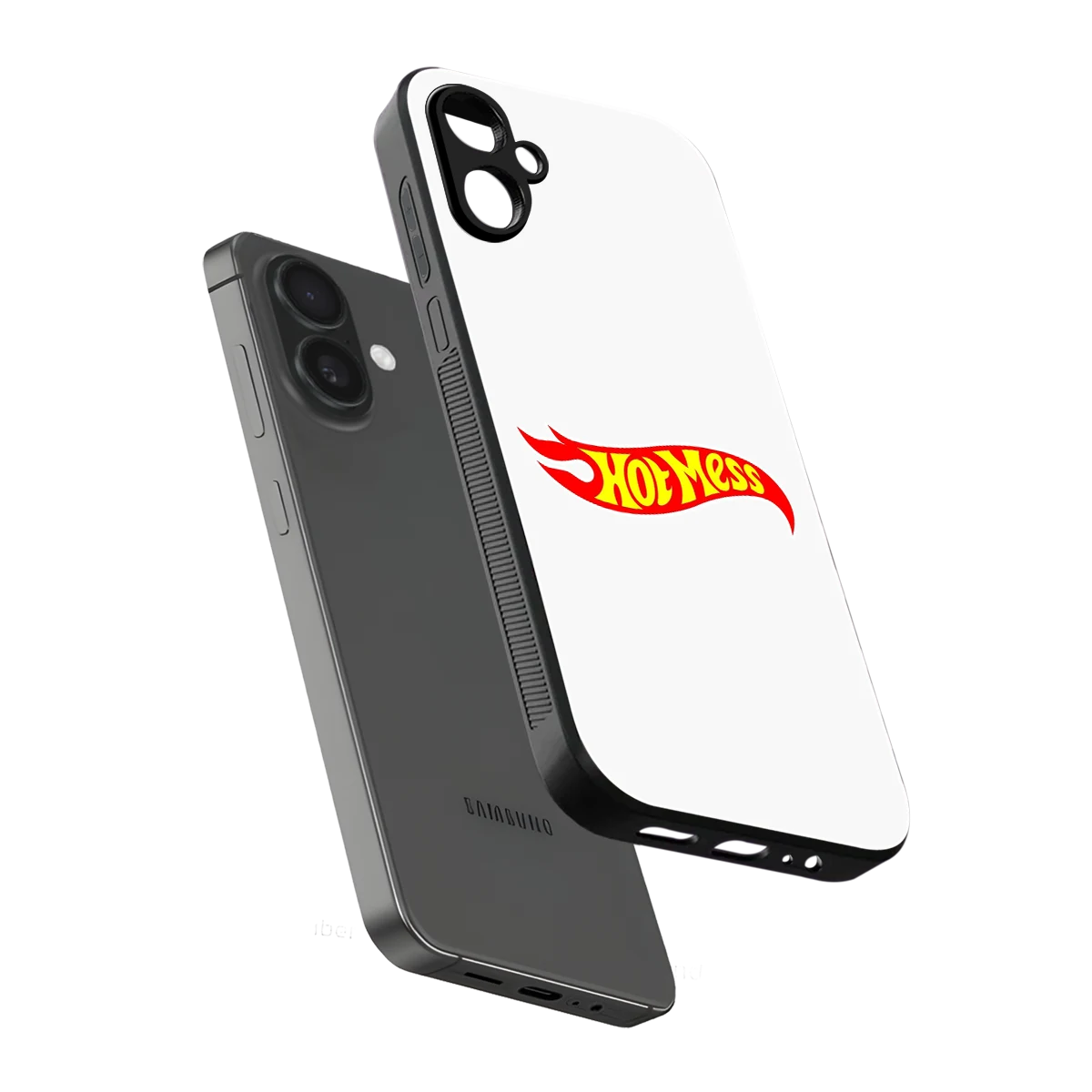 Hot Mess sleek samsung galaxy a06 5g cover with tempered glass back and TPU edges