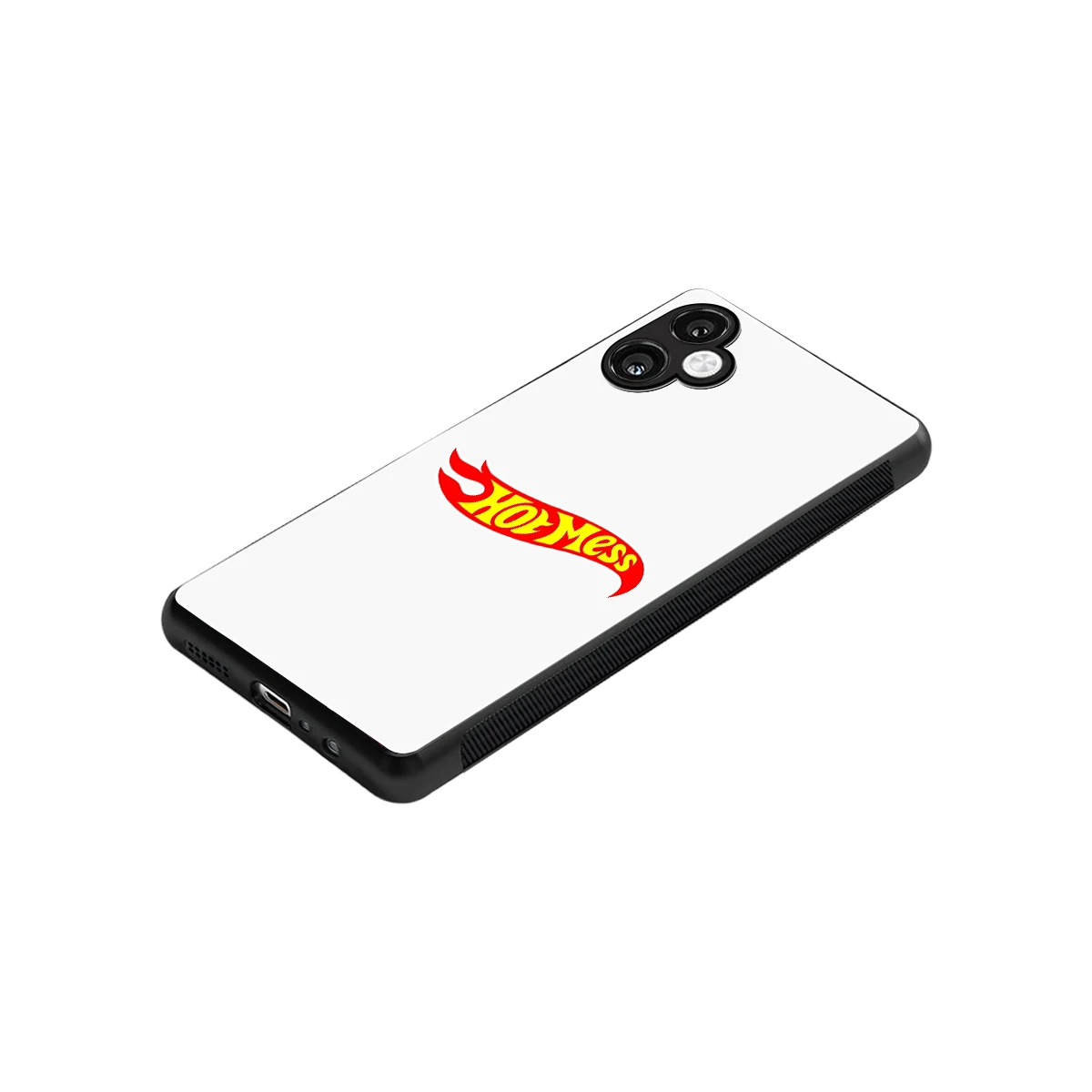 Hot Mess stylish phone case for samsung galaxy a06 5g | glossy glass and slim fit