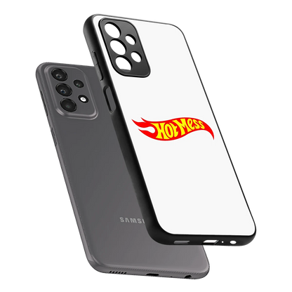 Hot Mess sleek samsung galaxy a23 cover with tempered glass back and TPU edges