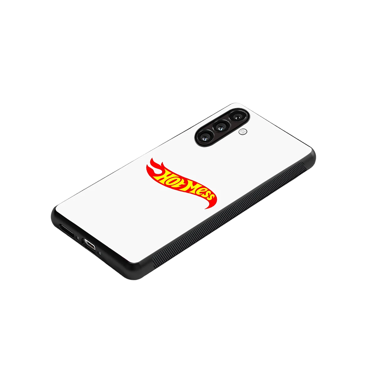 Hot Mess stylish phone case for samsung galaxy a55 5g | glossy glass and slim fit