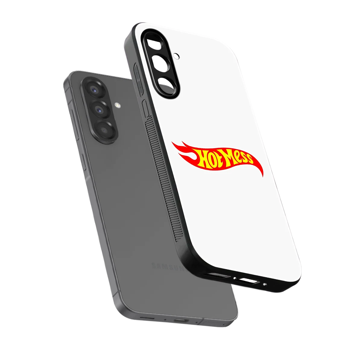 Hot Mess sleek samsung galaxy a17 5g cover with tempered glass back and TPU edges