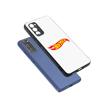 Hot Mess sleek samsung galaxy s20 fe cover with tempered glass back and TPU edges