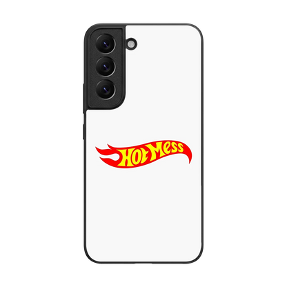 Hot Mess back phone cover | glass case for samsung galaxy s22