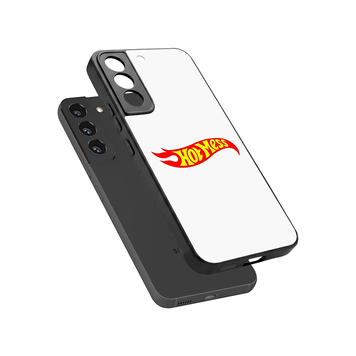 Hot Mess sleek samsung galaxy s22 cover with tempered glass back and TPU edges