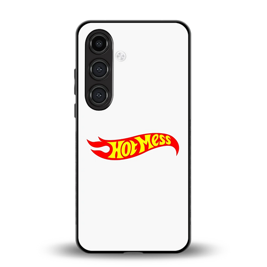 Hot Mess back phone cover | glass case for samsung galaxy s24 fe