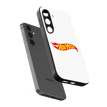 Hot Mess sleek samsung galaxy s24 plus cover with tempered glass back and TPU edges