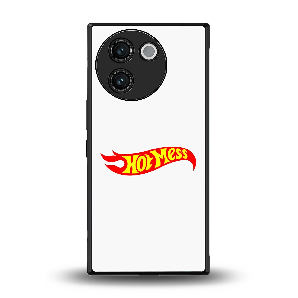 Hot Mess back phone cover | glass case for vivo v30e