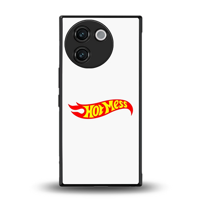 Hot Mess back phone cover | glass case for vivo v30e