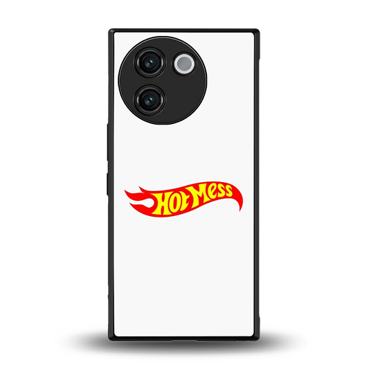 Hot Mess back phone cover | glass case for vivo v30e