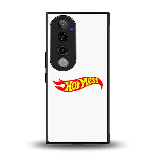 Hot Mess back phone cover | glass case for vivo v40 pro