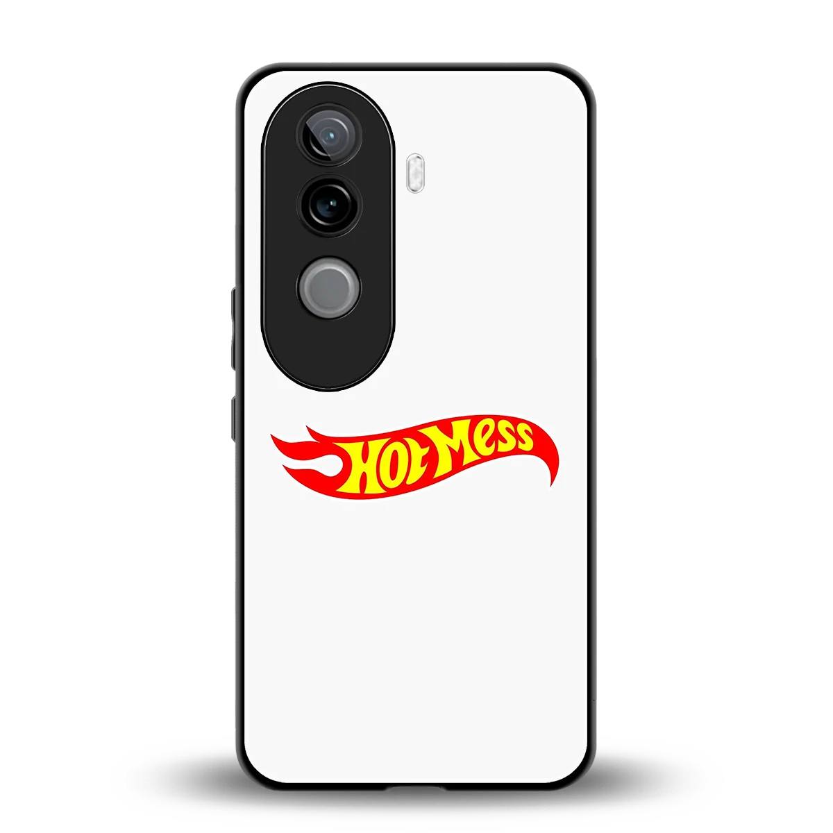 Hot Mess back phone cover | glass case for vivo v40e