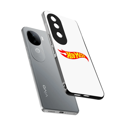 Hot Mess sleek vivo v40e cover with tempered glass back and TPU edges