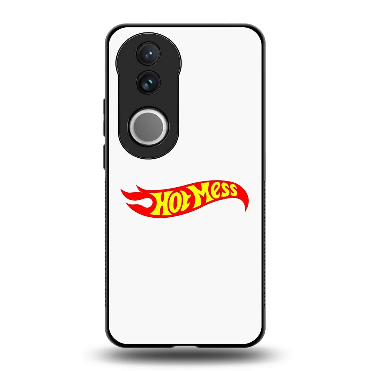 Hot Mess back phone cover | glass case for vivo v50