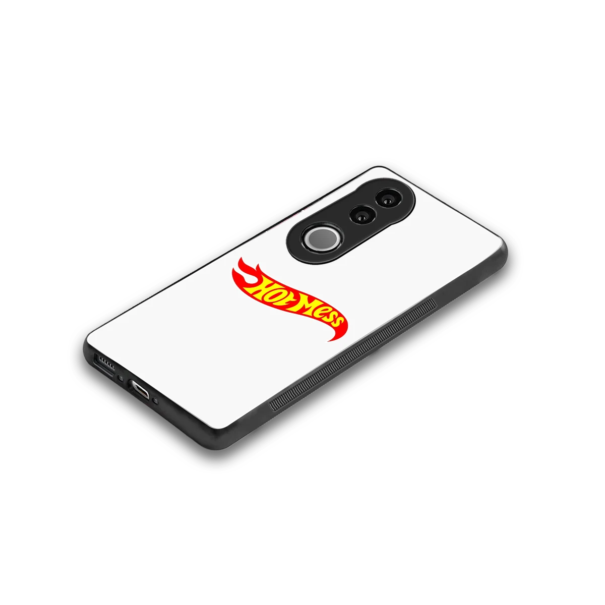 Hot Mess stylish phone case for vivo v50 | glossy glass and slim fit