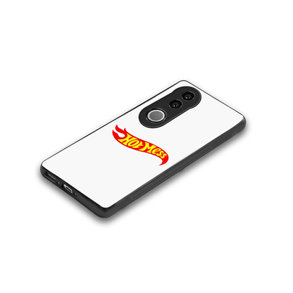 Hot Mess stylish phone case for vivo v50 | glossy glass and slim fit