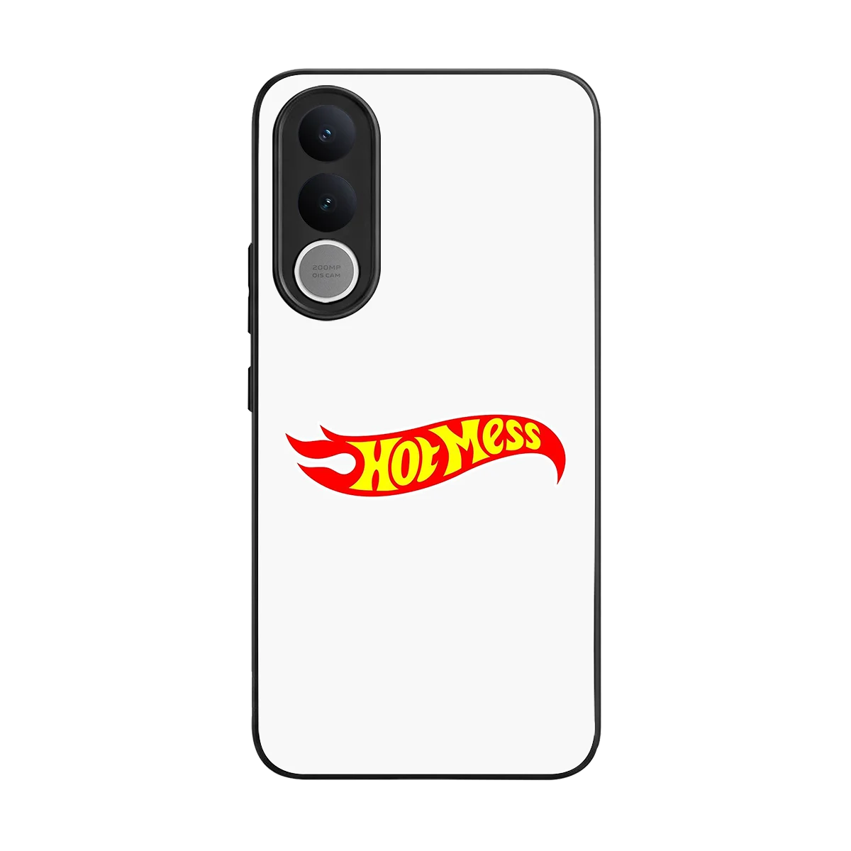 Hot Mess back phone cover | glass case for vivo v70 fe