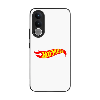 Hot Mess back phone cover | glass case for vivo v70 fe