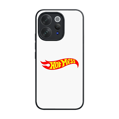 Hot Mess back phone cover | glass case for vivo v70