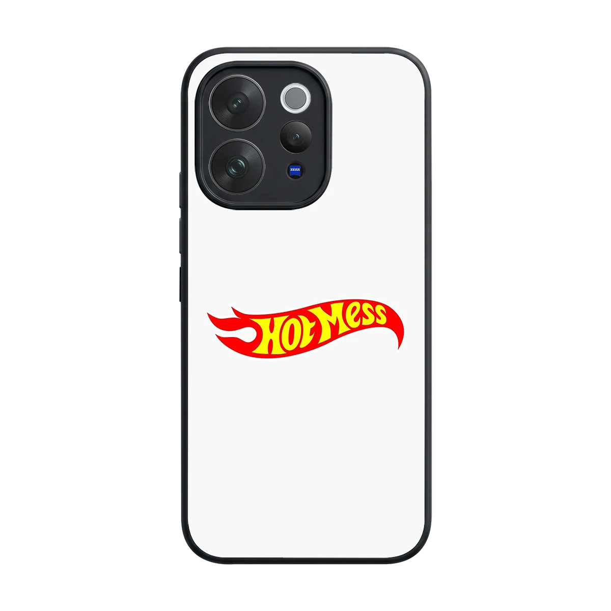 Hot Mess back phone cover | glass case for vivo v70 elite