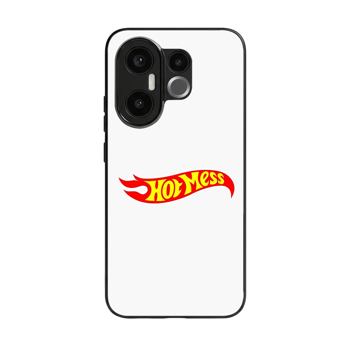 Hot Mess back phone cover | glass case for vivo x200 fe