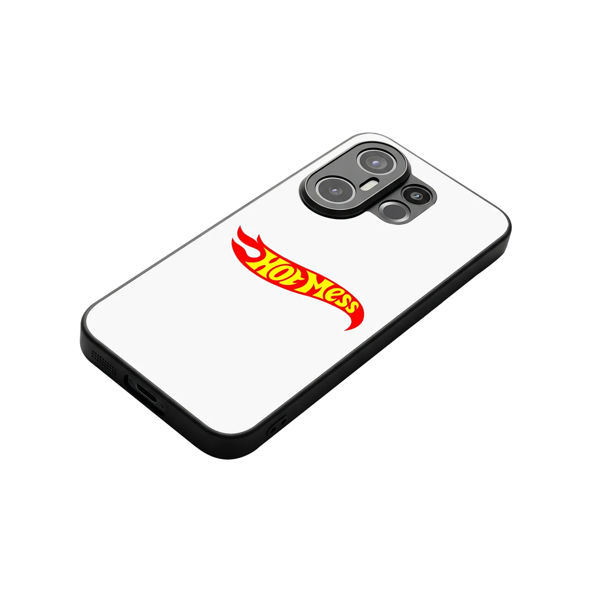 Hot Mess stylish phone case for vivo x200 fe | glossy glass and slim fit