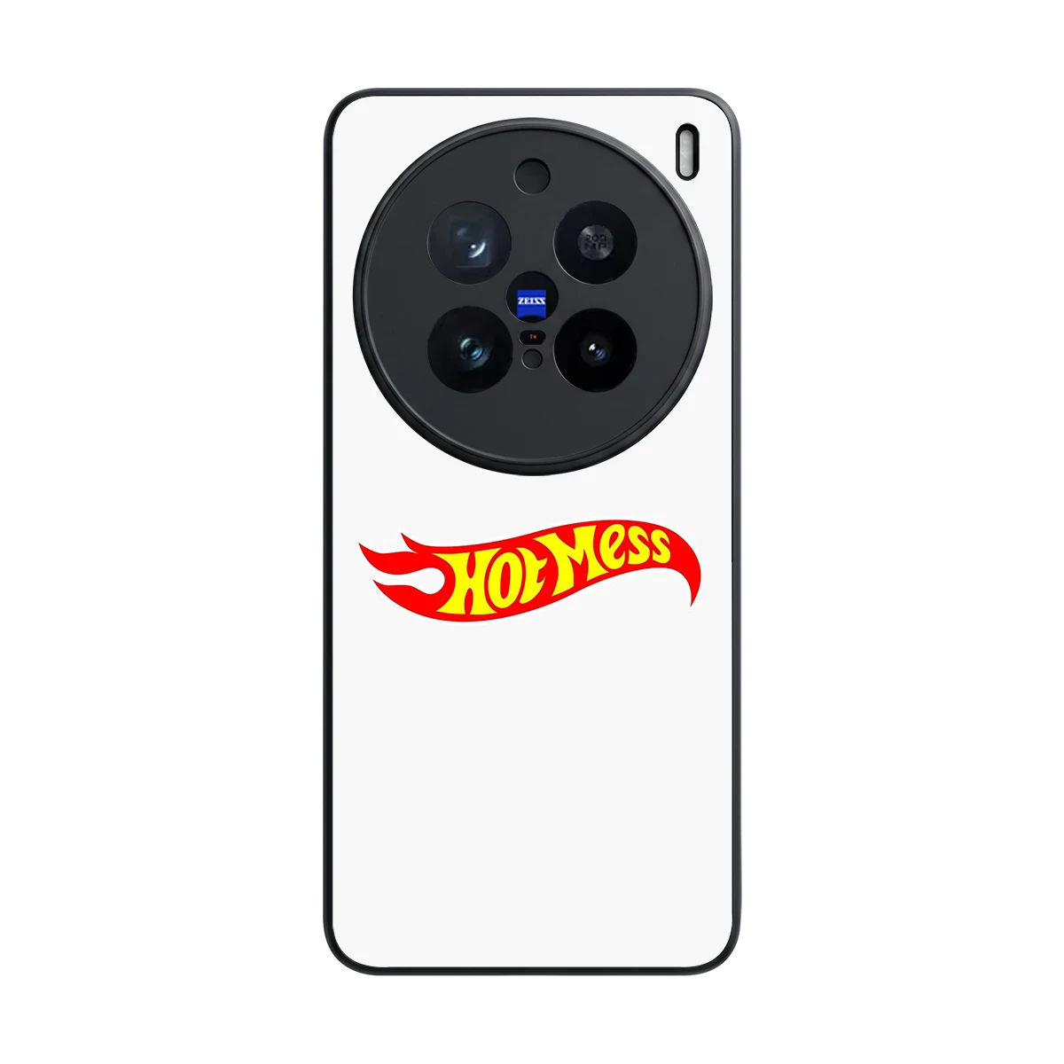Hot Mess back phone cover | glass case for vivo x200 pro