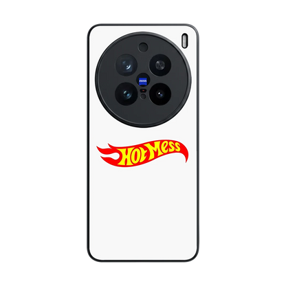 Hot Mess back phone cover | glass case for vivo x200 pro