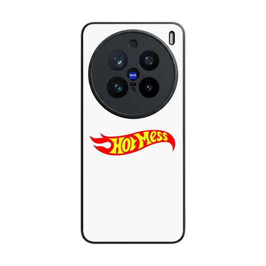 Hot Mess back phone cover | glass case for vivo x200 pro