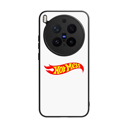 Hot Mess back phone cover | glass case for vivo x300 pro