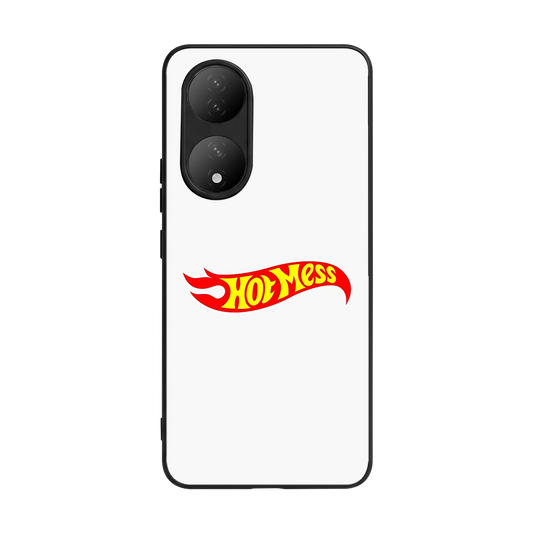 Hot Mess back phone cover | glass case for Vivo-y100