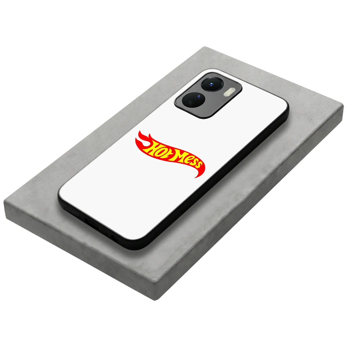 Hot Mess stylish phone case for vivo y16 | glossy glass and slim fit